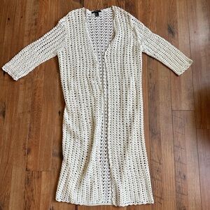 Crotchet bathing suit cover up